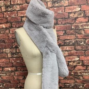 New Long Faux Fur Scarf